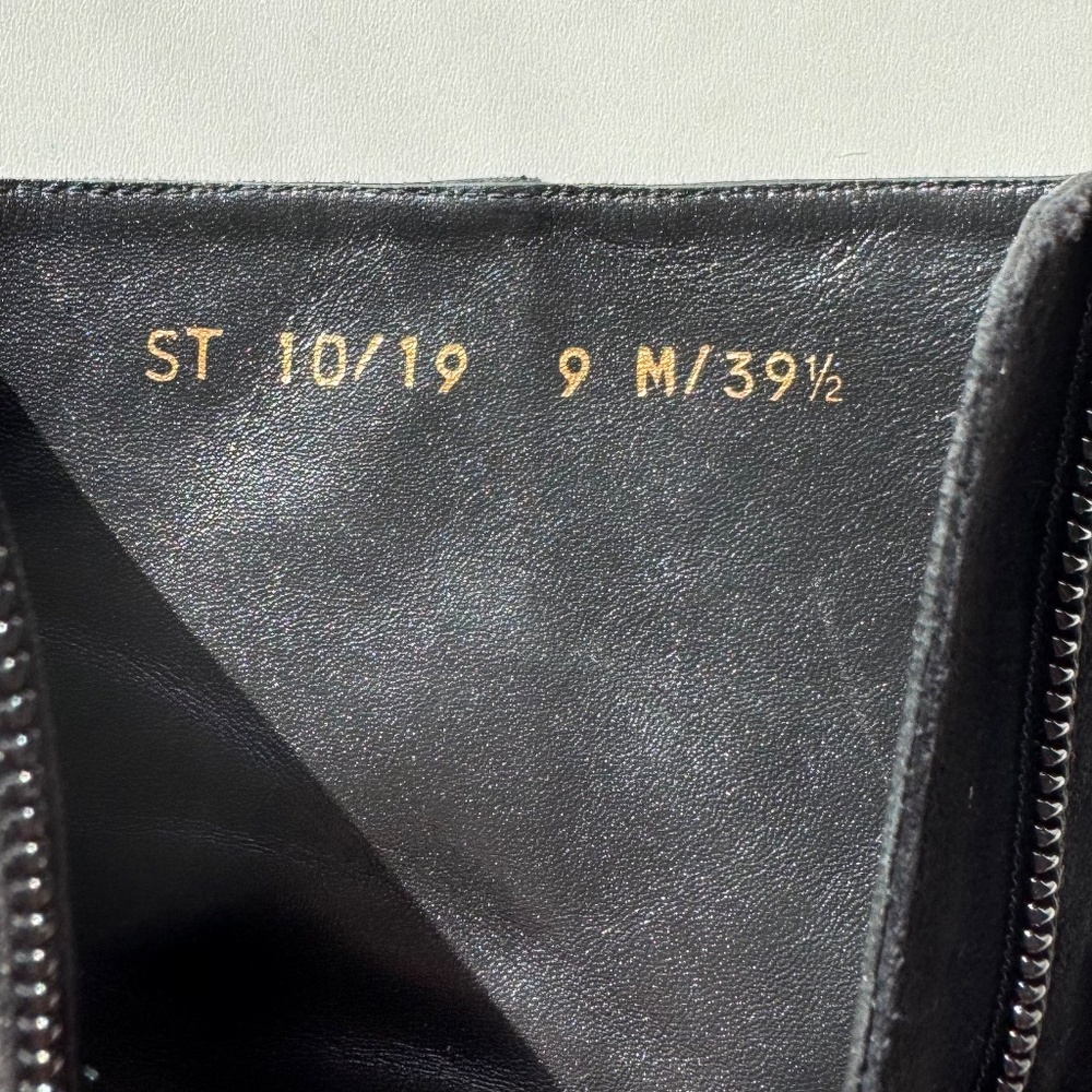 ✨NWT✨ STUART WEITZMAN Gianella Block Heel Booties Boots in Black Sz 9M, EU 39.5 - Picture 7 of 7